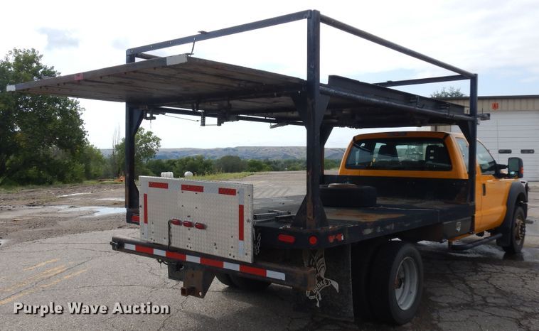 image for item KU9265 2013 Ford F550  flatbed truck