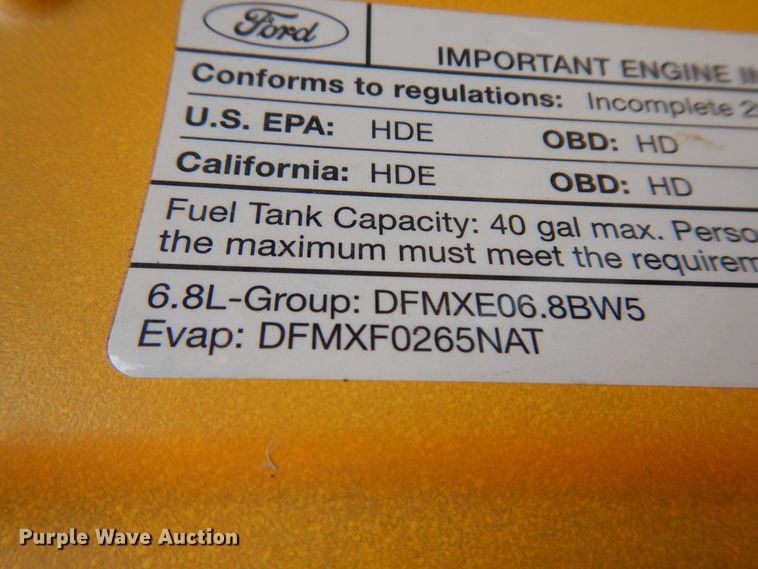 image for item KU9265 2013 Ford F550  flatbed truck