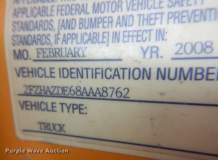 image for item KU9268 2008 Sterling LT9500  dump truck