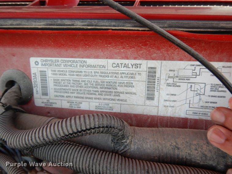 image for item DC2040 1999 Jeep Cherokee Sport  passenger vehicle