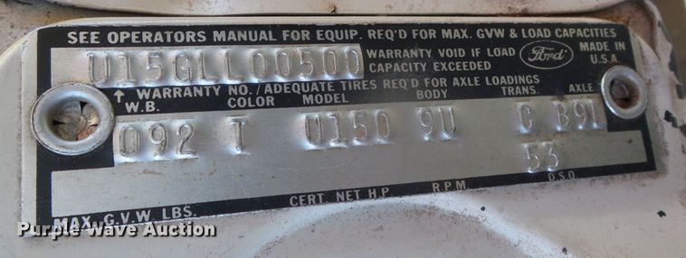 image for item DI5714 1971 Ford Bronco  SUV