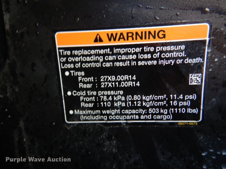 image for item DL0136 2020 Kawasaki Teryx Le 800  utility vehicle