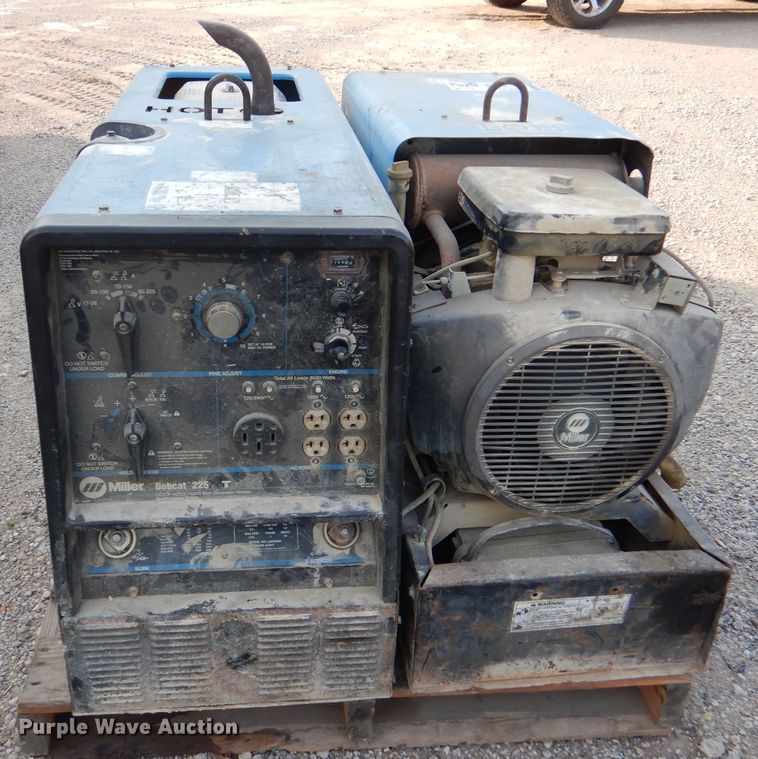 image for item DM1482 (2) Miller Bobcat 225 welder/generators