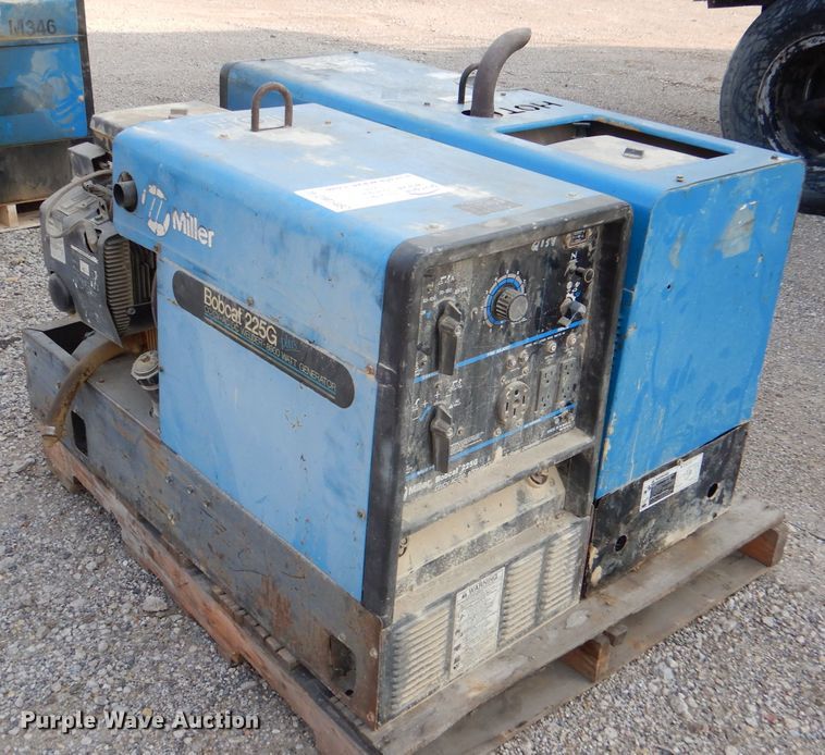 image for item DM1482 (2) Miller Bobcat 225 welder/generators