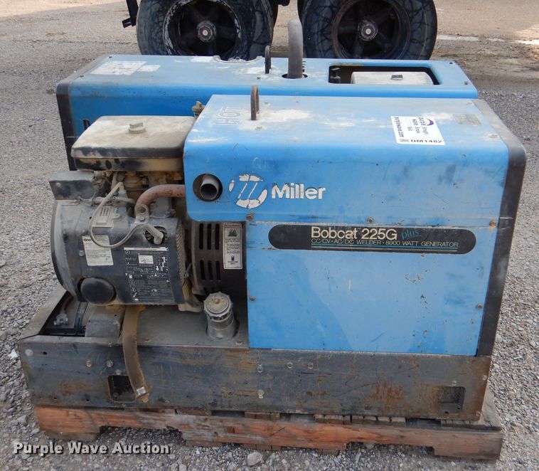 image for item DM1482 (2) Miller Bobcat 225 welder/generators