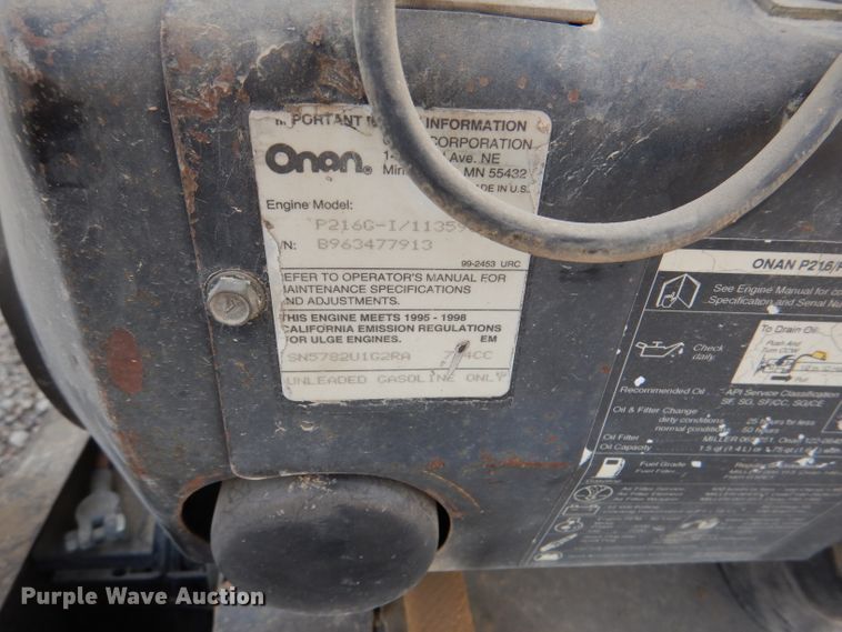 image for item DM1482 (2) Miller Bobcat 225 welder/generators