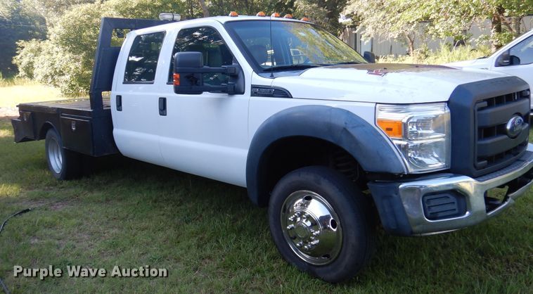 image for item DM6435 2014 Ford F450 Super Duty  Crew Cab flatbed truck