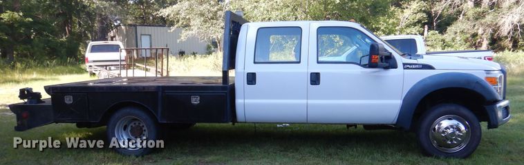 image for item DM6435 2014 Ford F450 Super Duty  Crew Cab flatbed truck