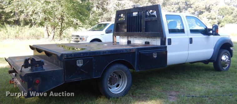 image for item DM6435 2014 Ford F450 Super Duty  Crew Cab flatbed truck