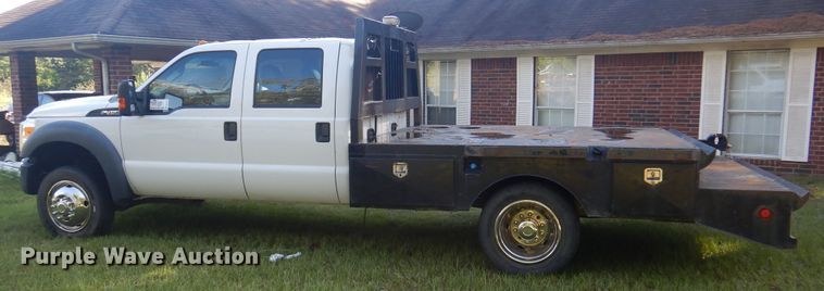 image for item DM6435 2014 Ford F450 Super Duty  Crew Cab flatbed truck
