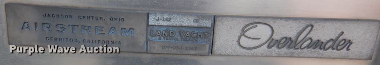 image for item DM6436 1975 Airstream Overlander  camper