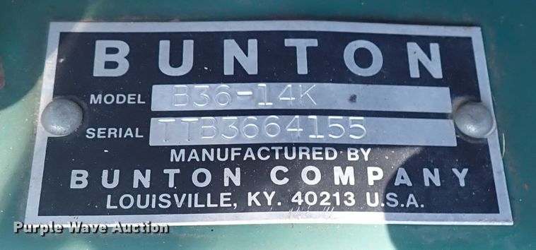 image for item DN1965 Bunton B36-14K  lawn mower