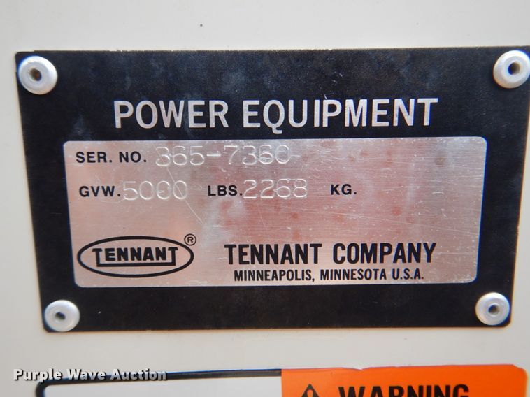 image for item HT9432 Tennant 365  sweeper