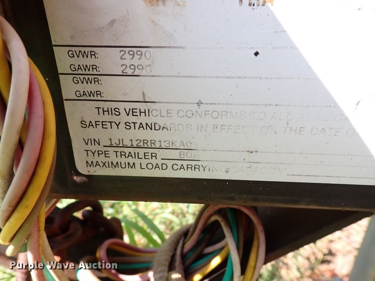 image for item IN9597 1989 Bass Buggy  pontoon boat