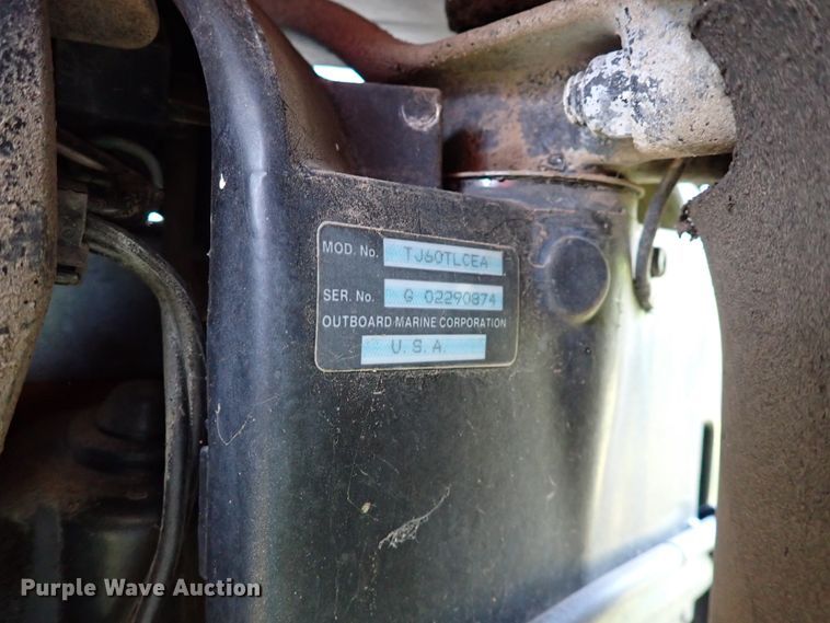 image for item IN9597 1989 Bass Buggy  pontoon boat