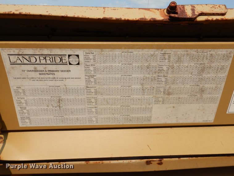 image for item IN9972 Land Pride PS1572  seeder