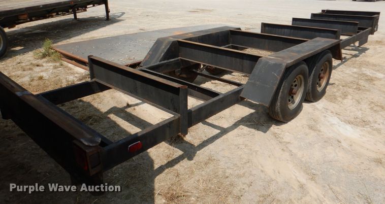 image for item IR9073 Shop built utility trailer