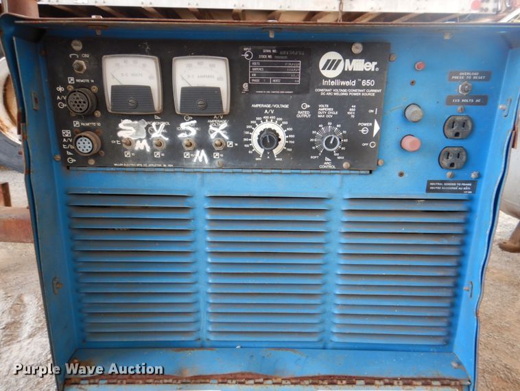image for item IR9075 Miller Intelliweld 650  welder/generator