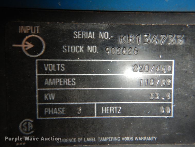 image for item IR9075 Miller Intelliweld 650  welder/generator