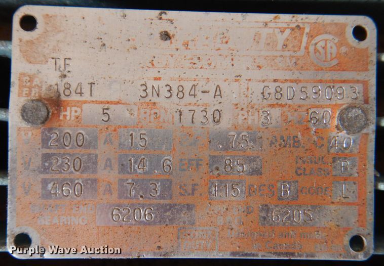 image for item IR9076 1966 Kargard  air compressor