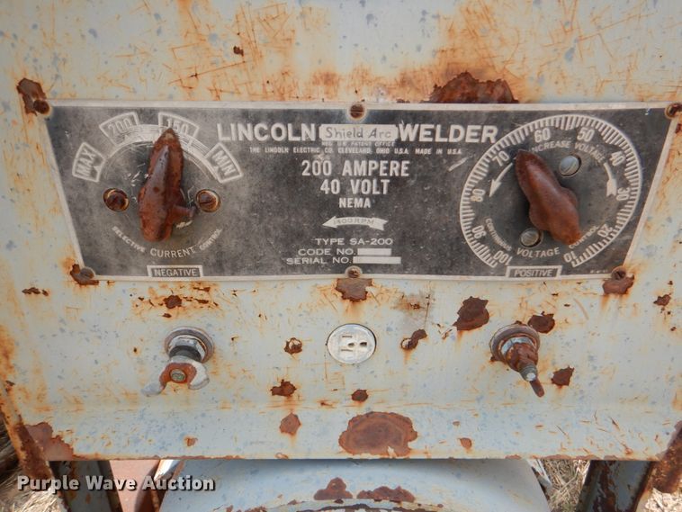 image for item IR9082 1960 Lincoln SA-200  welder