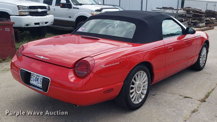 image for item IU9470 2002 Ford Thunderbird  convertible