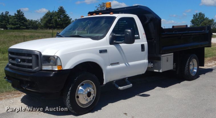 image for item JG9150 2002 Ford F550 Super Duty XL  dump truck