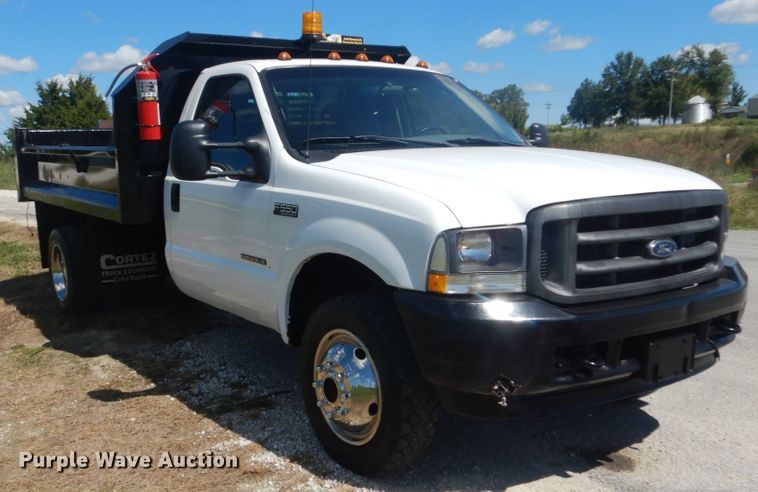 image for item JG9150 2002 Ford F550 Super Duty XL  dump truck