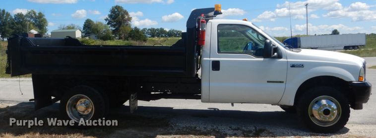 image for item JG9150 2002 Ford F550 Super Duty XL  dump truck