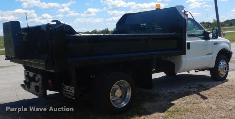 image for item JG9150 2002 Ford F550 Super Duty XL  dump truck