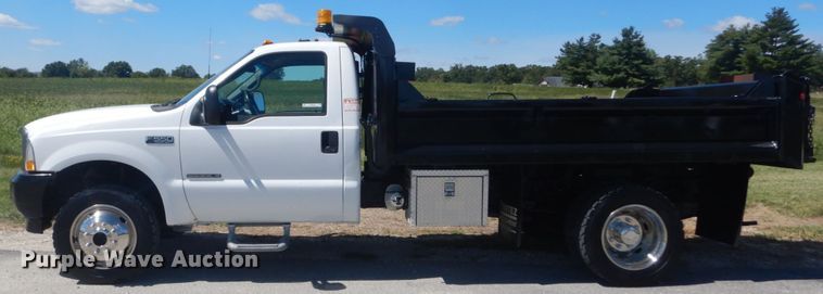 image for item JG9150 2002 Ford F550 Super Duty XL  dump truck