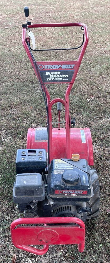 image for item JQ9701 Troy-Bilt Super Bronco CRT rear tine tiller