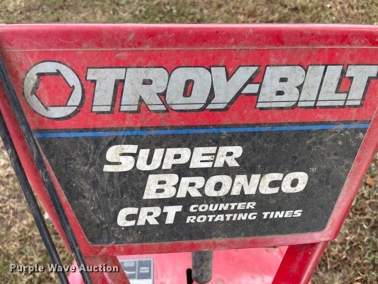 image for item JQ9701 Troy-Bilt Super Bronco CRT rear tine tiller