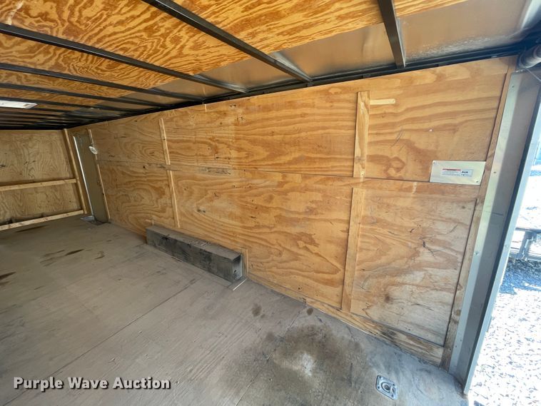 image for item JQ9710 2019 Spartan  enclosed cargo trailer