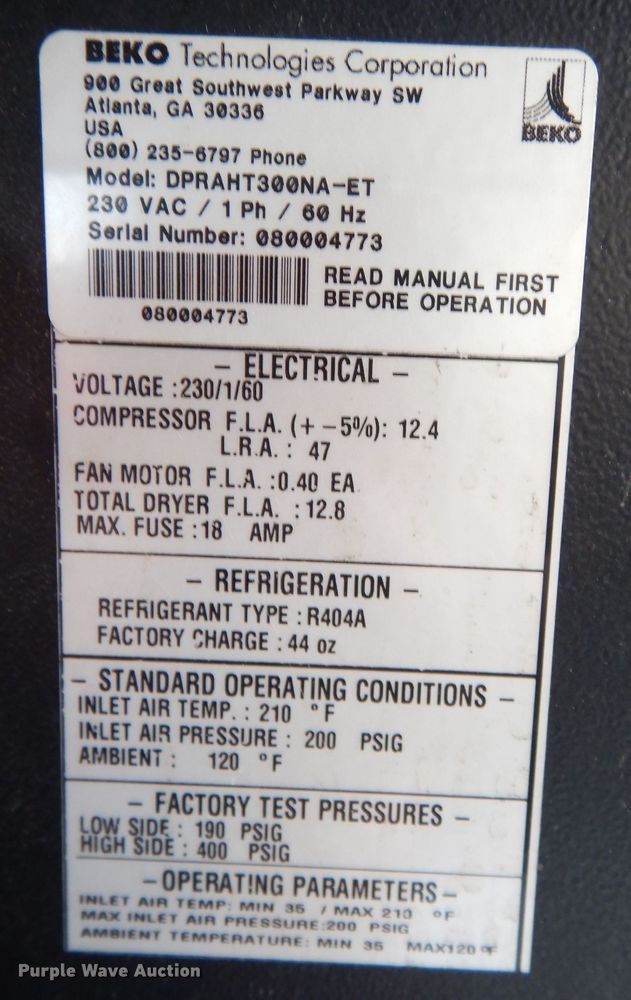 image for item KC9122 Beko Drypoint RA DPRAHT300NAET  air dryer