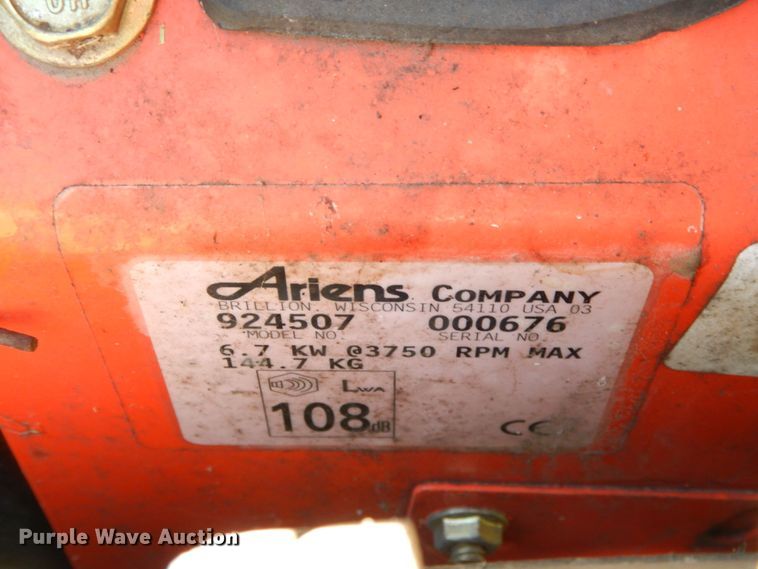 image for item KI9612 Ariens 936  walk behind power sweeper