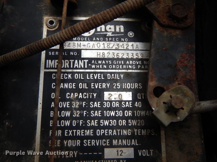 image for item KI9658 Snapper 1855A  lawn mower