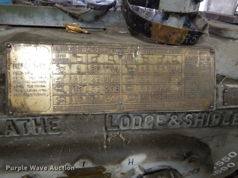 image for item KI9669 Lodge & Shipley  lathe