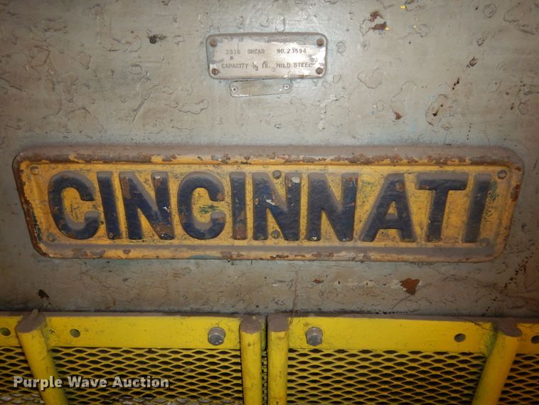 image for item KI9671 Cincinatti 2510  metal shear