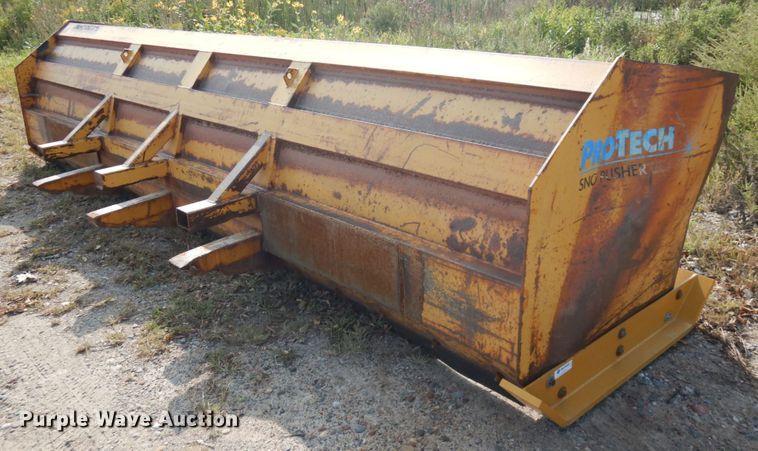 image for item KJ9939 Pro-Tech 16'W wheel loader snow pusher