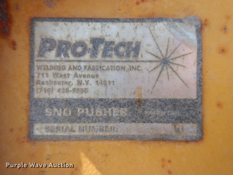 image for item KJ9939 Pro-Tech 16'W wheel loader snow pusher