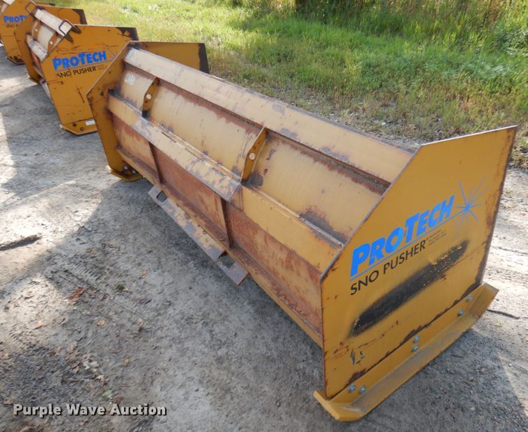 image for item KJ9942 Pro-Tech 8'W skid steer snow pusher