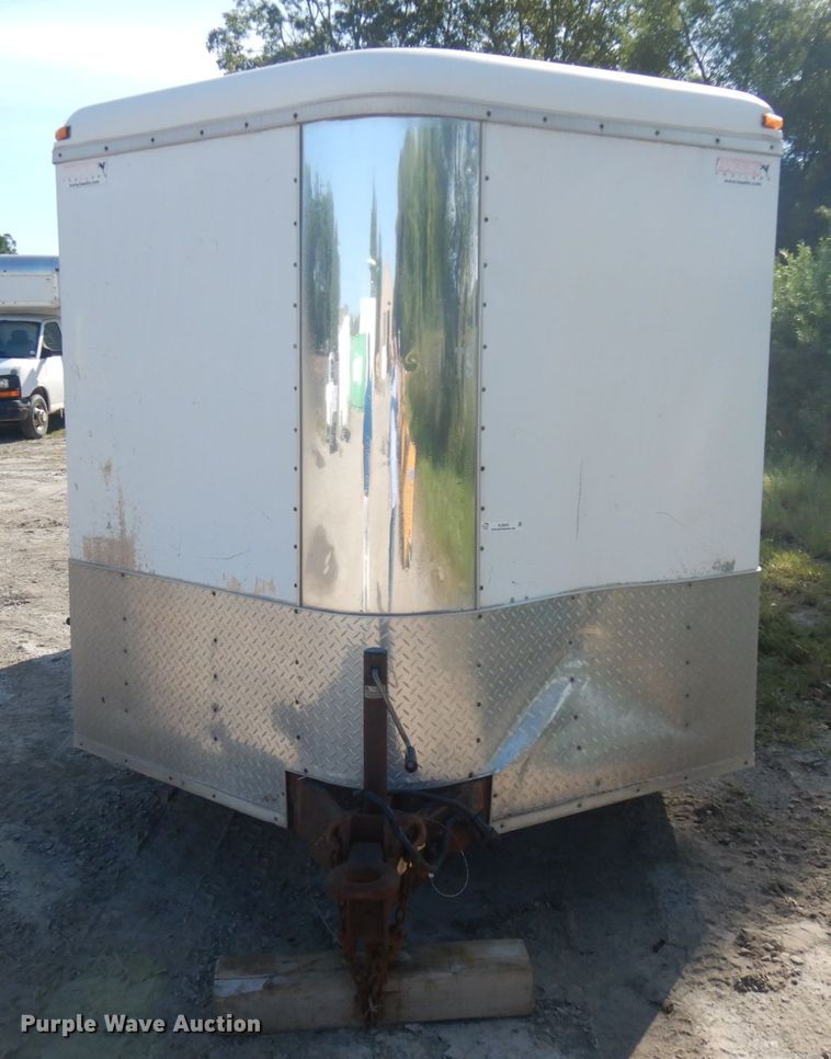 image for item KJ9943 2008 Forest River  enclosed cargo trailer
