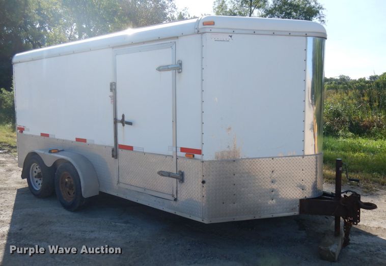 image for item KJ9943 2008 Forest River  enclosed cargo trailer