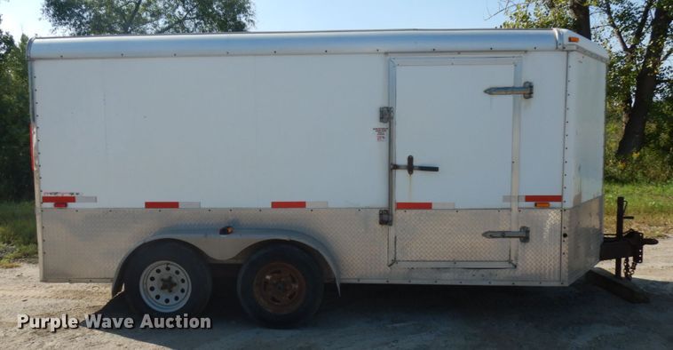 image for item KJ9943 2008 Forest River  enclosed cargo trailer