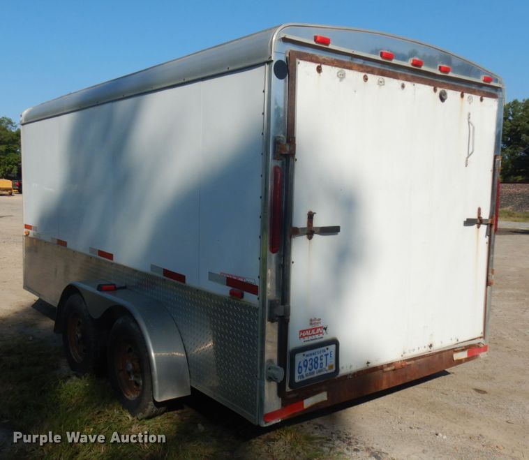 image for item KJ9943 2008 Forest River  enclosed cargo trailer