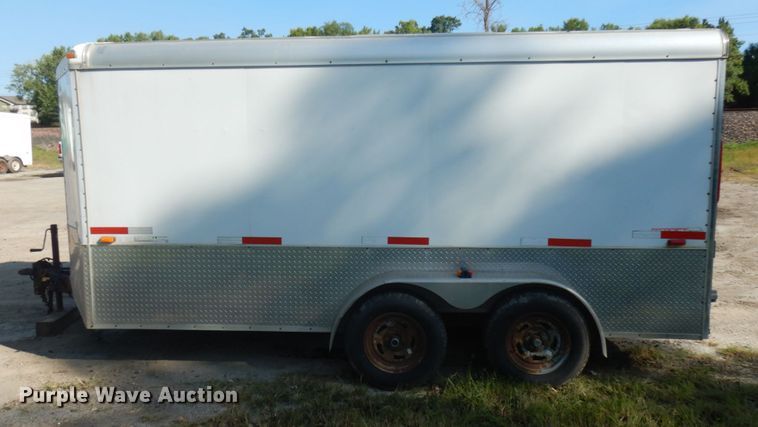 image for item KJ9943 2008 Forest River  enclosed cargo trailer