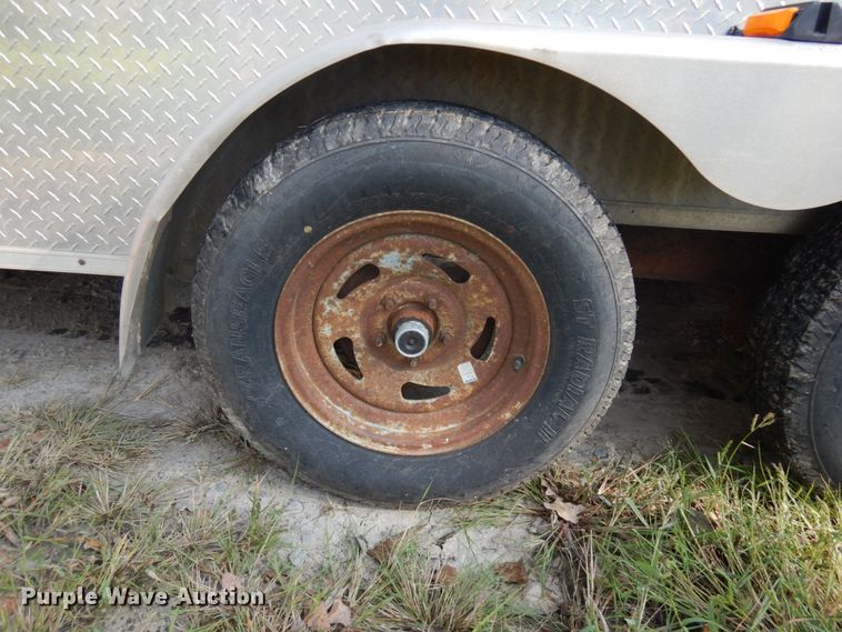 image for item KJ9943 2008 Forest River  enclosed cargo trailer