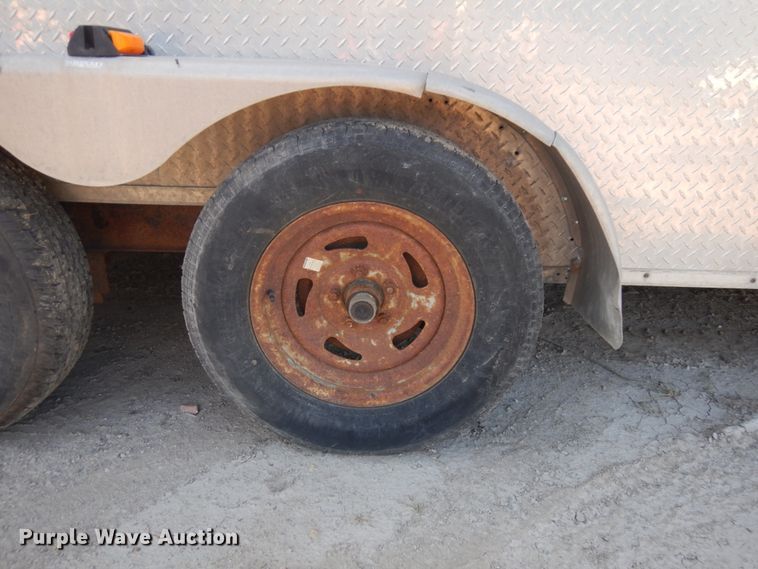 image for item KJ9943 2008 Forest River  enclosed cargo trailer