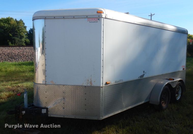 image for item KJ9944 2008 Forest River  enclosed cargo trailer